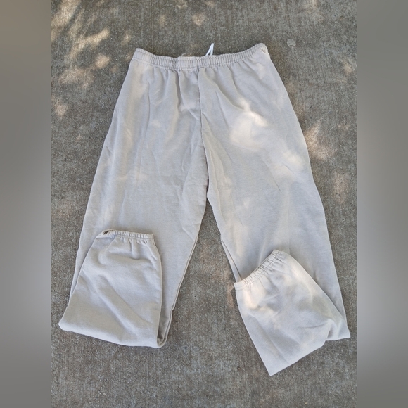 Fruit Of The Loom Cream Color Men Swetpants. Size Large - Picture 5 of 5